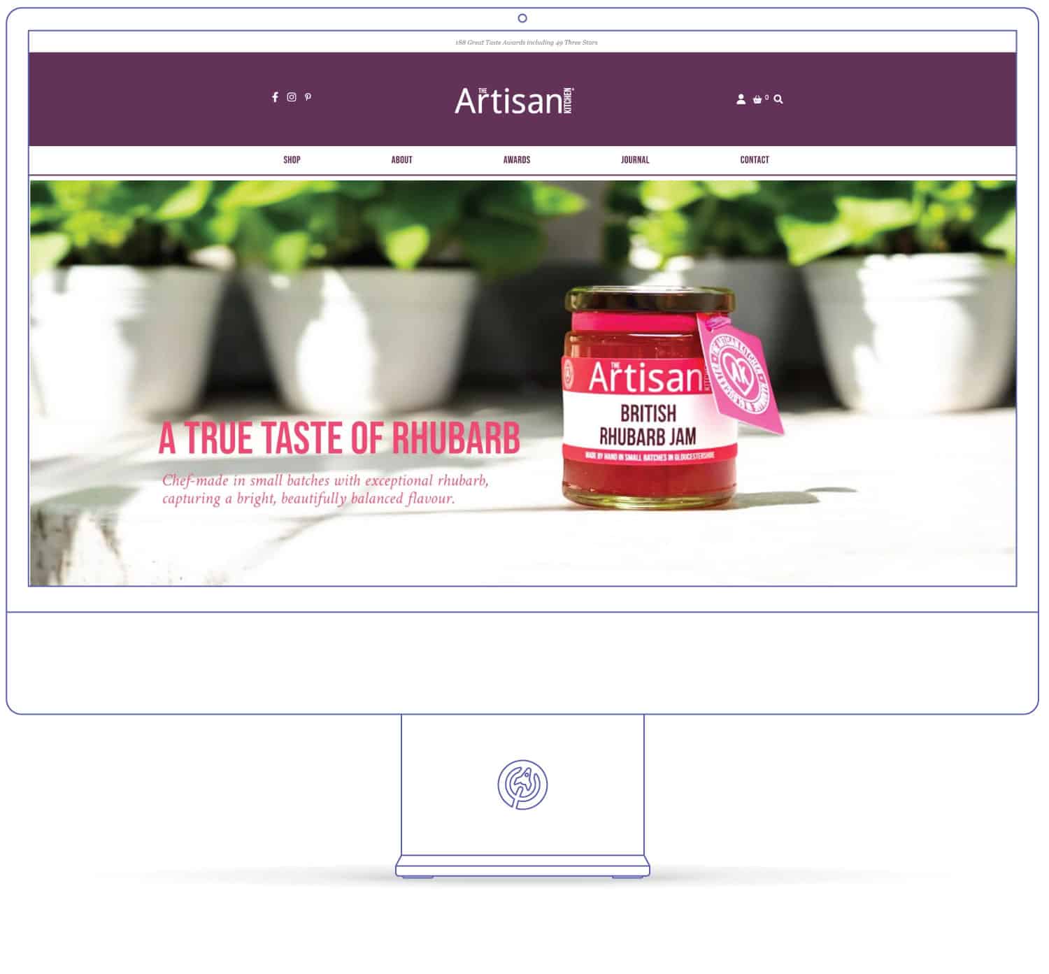 Old vs new website design example